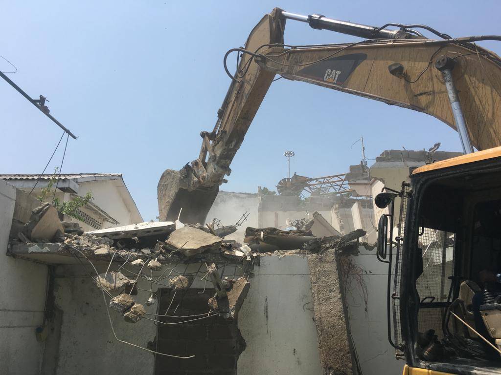Demolición de Bodega